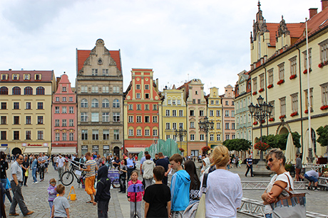 Der stets belebte Große Ring – Rynek