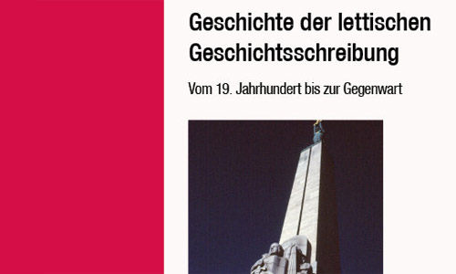 Buchcover: Detlef Henning: Geschichte der lettischen Geschichtsschreibung (Ausschnitt)