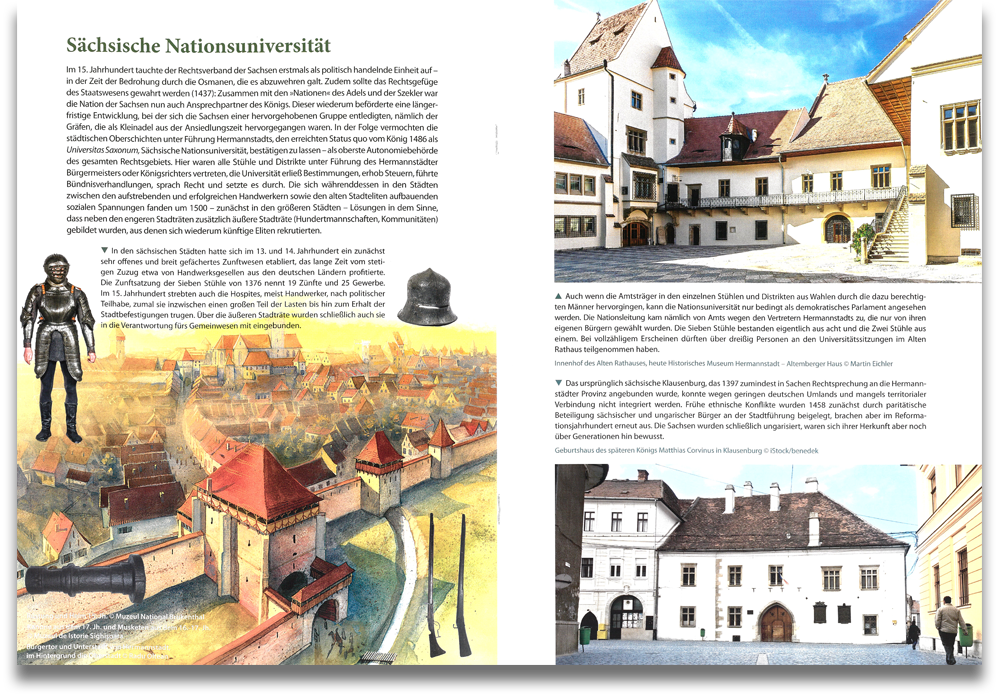 Andreanum 800 Jahre. Seiten 12 und 13: Sächsische Nationsuniversität Andreanum 800 Jahre. Seiten 12 und 13: Sächsische Nationsuniversität