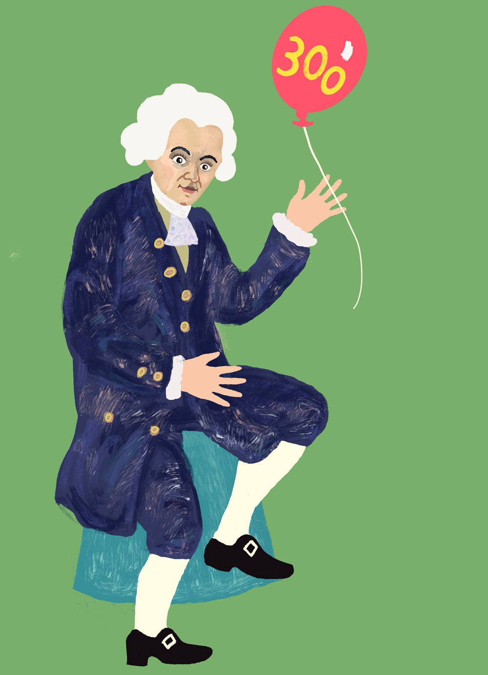Das »Kantchen« mit Luftballon »300«. Abbildung: © Deutsches Kulturforum östliches Europa • Juliane Pieper