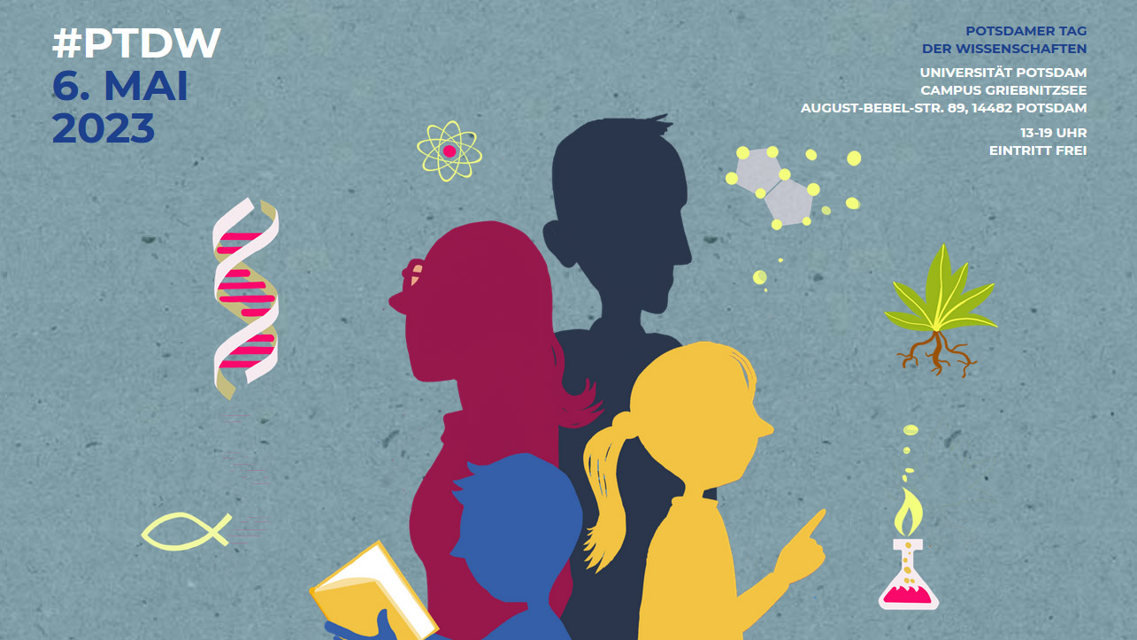 Banner: Potsdamer Tag der Wissenschaften 2022 Banner: Potsdamer Tag der Wissenschaften 2023