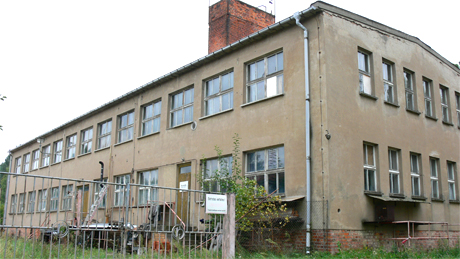 Die große Halle der Fabrik