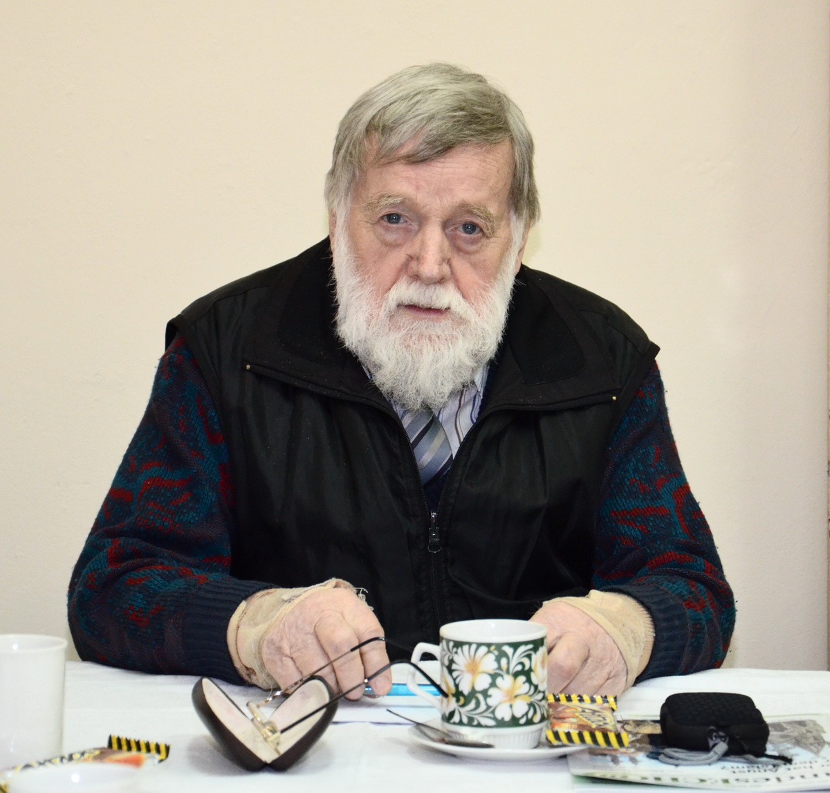 Walter Piverka (2015 im Begegnungszentrum Komotau / Chomutov) war maßgeblich an der Gründung der Landesversammlung beteiligt und zeitweise deren Präsident. © Tomáš Randýsek / LandesEcho Prag