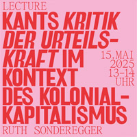 15.05.2025, Frankfurt (Oder), Europa-Universität Viadrina | Raum GD204: Brown Bag Lecture zum Thema »Kants Kritik der Urteilskraft im Kontext des Kolonialkapitalismus«
