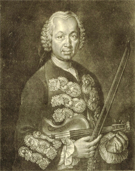 Franz Benda. Stich von 1756