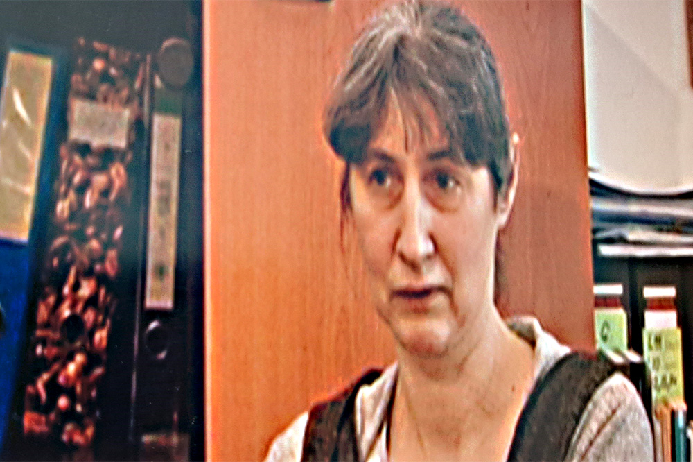 Ortrun Rhein. Screenshot aus dem Film von Christel Ungar Țopescu
