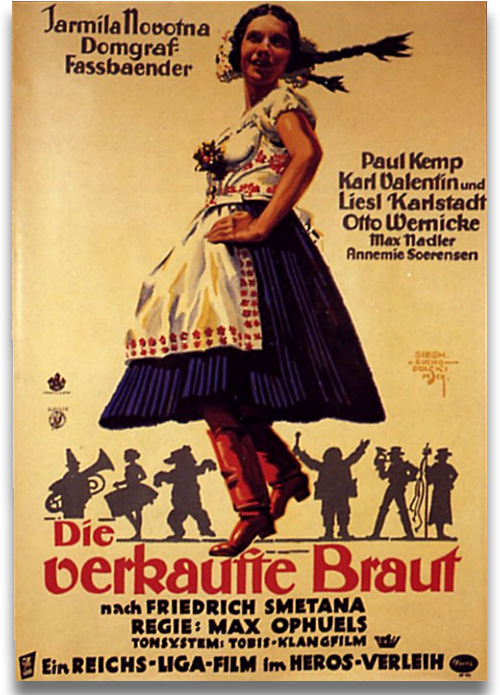 Filmplakat: Die verkaufte Braut, D 1932 Filmplakat: Die verkaufte Braut, D 1932