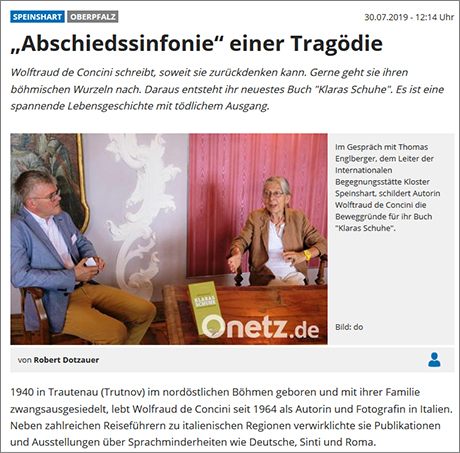 Screenshot: Onetz: »Abschiedssinfonie« einer Tragödie Screenshot: Onetz: »Abschiedssinfonie« einer Tragödie