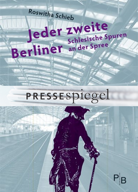 Roswitha Schieb: Jeder zweite Berliner – Pressespiegel Roswitha Schieb: Jeder zweite Berliner – Pressespiegel