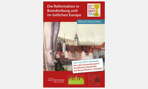 Königsberg in der Reformationszeit. Detail aus: <br>Heinrich Königswieder: <i>Epitaph des Hans von Nymptsch, 1557 (signiert)