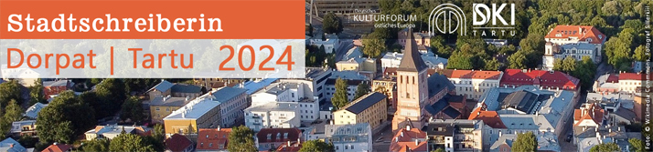 Blogheader: Stadtschreiberin in Dorpat/Tartu 2024, Kathrin Groth