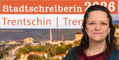 Header: Stadtschreiberin Trentschin/Trenčín 2026